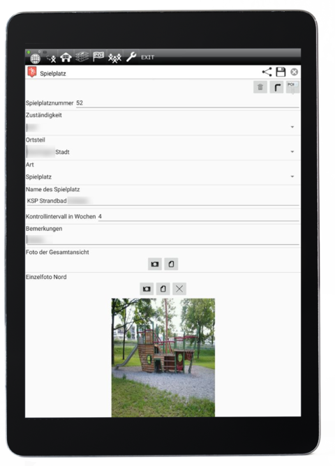 Mobile Spielplatzkontrolle | Rechtssichere Kontrolle, Wartung und Prüfung